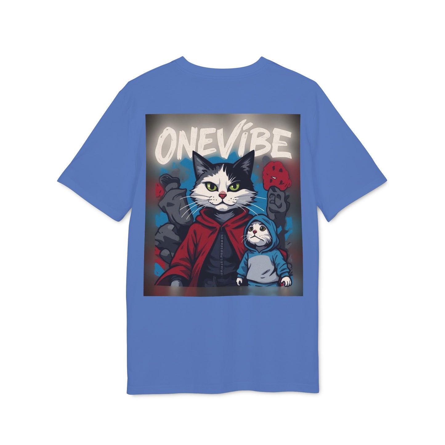 ONEVIBE® Red Splash Cat Tee