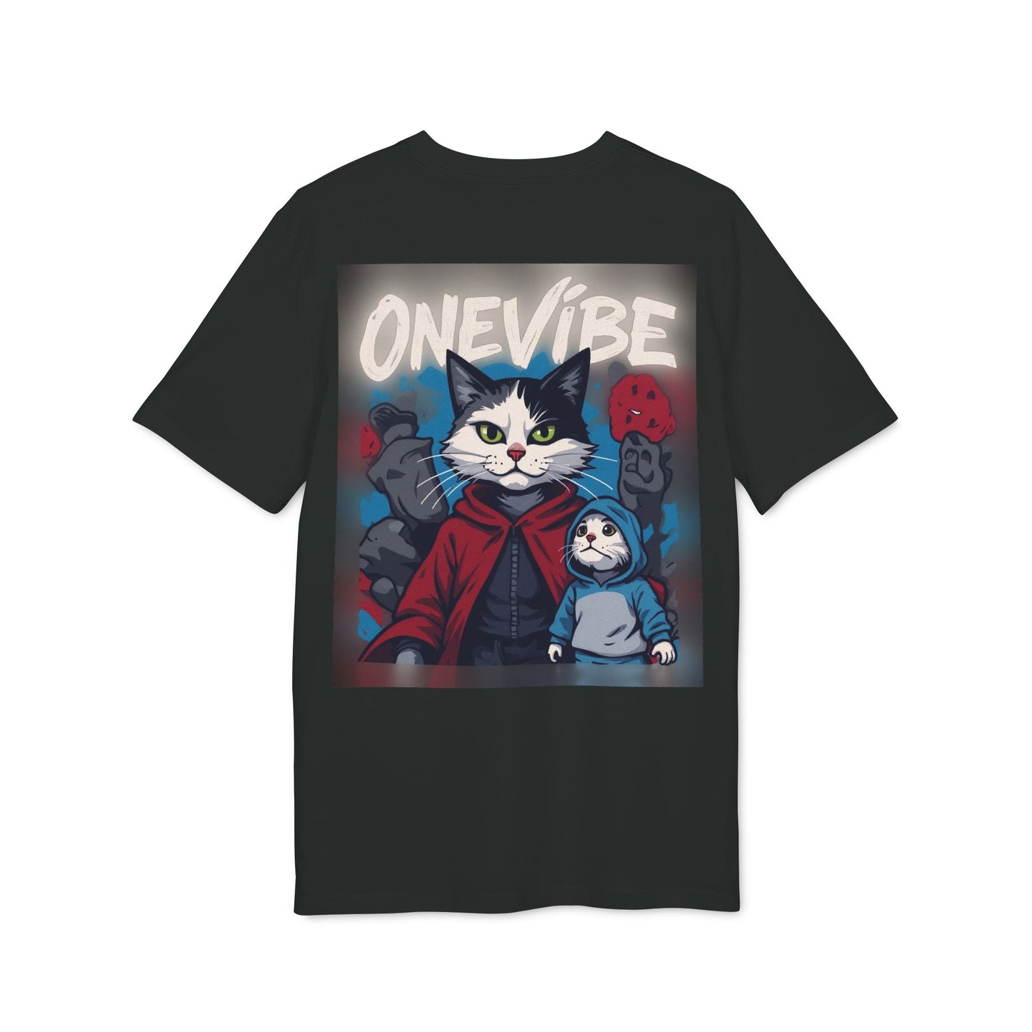 ONEVIBE® Red Splash Cat Tee