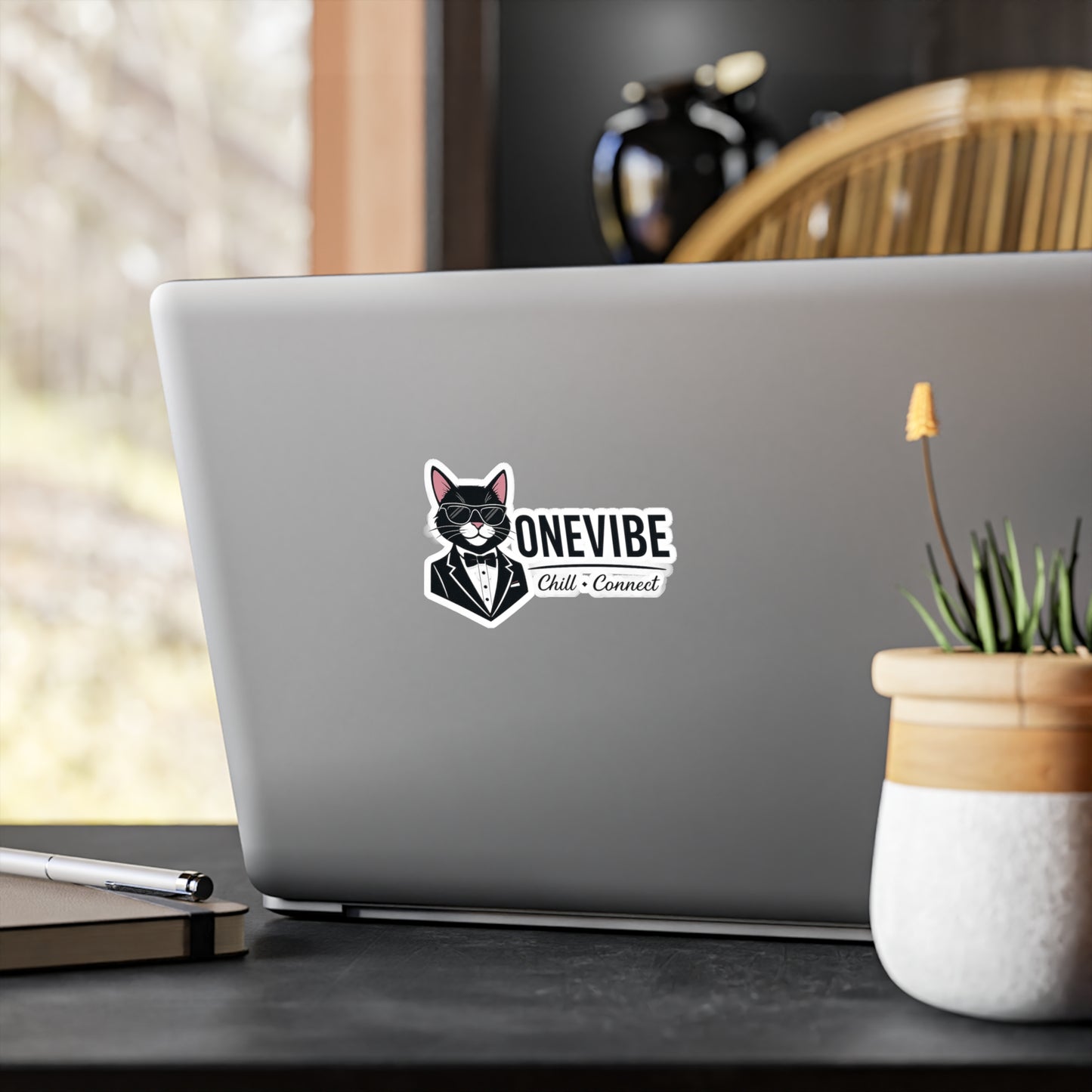 ONEVIBE “Chill + Connect” Logo Sticker